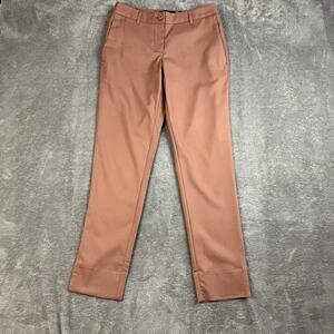 Wildfang the Empower Trouser Pants Womens 4 Sand Midrise Cuffed Career NWT